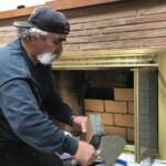 In the Process of a Back Wall Rebuild In the Process of a Back Wall Rebuild