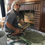 Just Getting Started . . . Bob getting started on a back wall rebuild